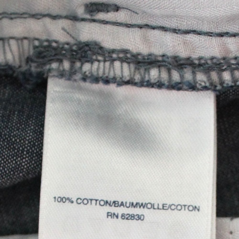 LAND'S END Blue Woven 100% Cotton Bermuda Walking Shorts Size 10 NEW - Picture 3 of 7